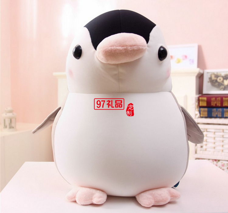 可愛(ài)呆萌企鵝公仔布娃娃玩偶,紀(jì)念品定制禮品