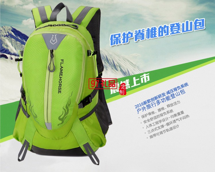 防水雙肩包 戶外運(yùn)動(dòng)登山包旅游背包