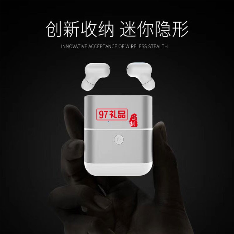 X2新款TWS雙耳無線隱形迷你入耳式運動藍(lán)牙耳機帶移動電源