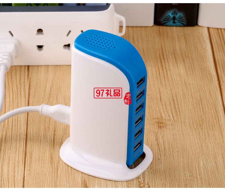 多口USB充電器 蘋(píng)果安卓音響家用旅行桌面插座多口手機(jī)充電器快充