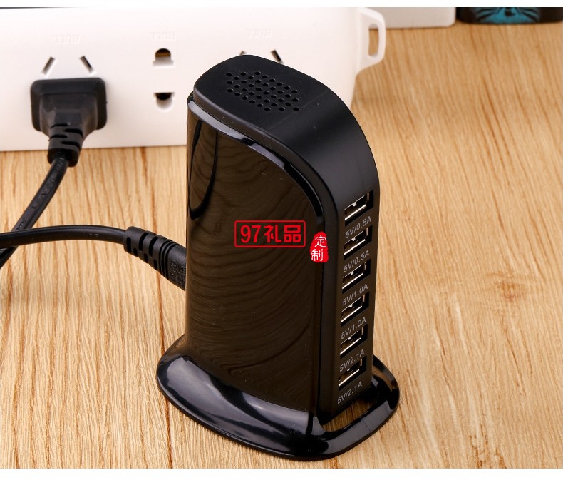 多口USB充電器 蘋(píng)果安卓音響家用旅行桌面插座多口手機(jī)充電器快充