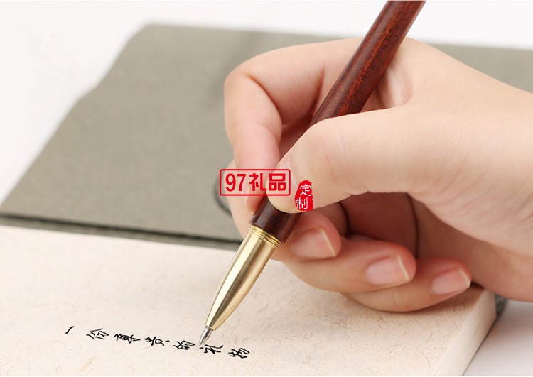 紅木簽字筆禮盒中國風木質(zhì)禮物廠家批發(fā)創(chuàng)意禮品定制中性筆