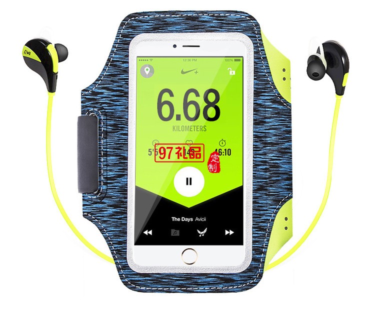 運動臂包定制 適應(yīng)各種手機(jī)電壓萊卡臂帶 可定制logo