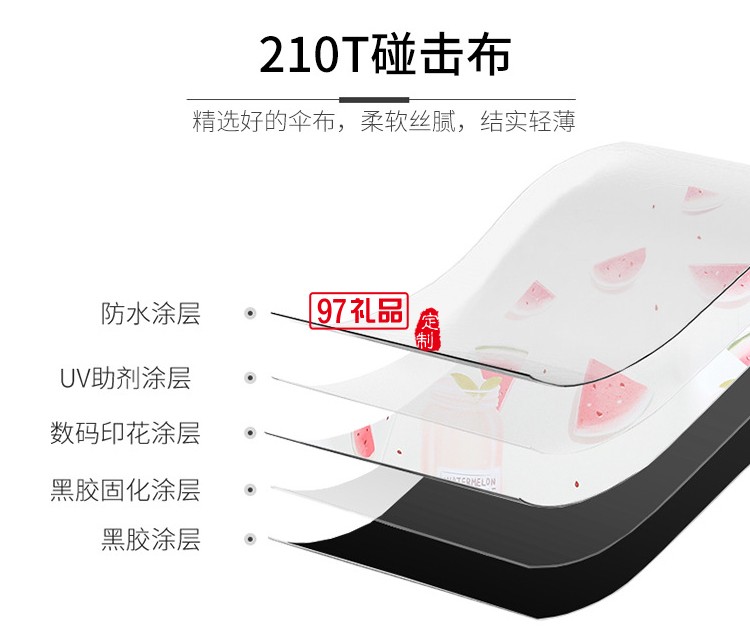 全自動(dòng)雨傘晴雨兩用黑膠遮陽傘