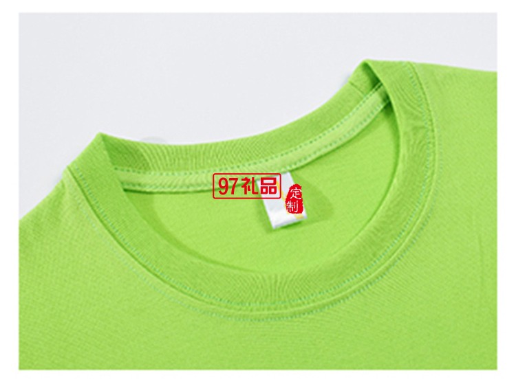 純棉T精梳圓領兒童款可定制logo定制Polo衫員工服飾廣告衫