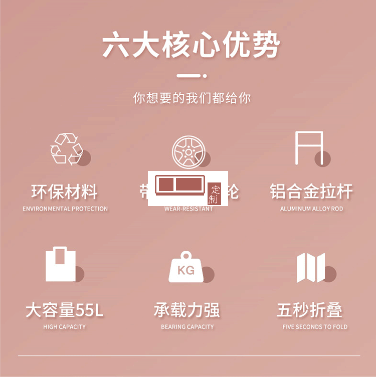 新款折疊購(gòu)物車(chē)買(mǎi)菜車(chē)小拉車(chē)爬樓款送客戶禮品定制員工福利