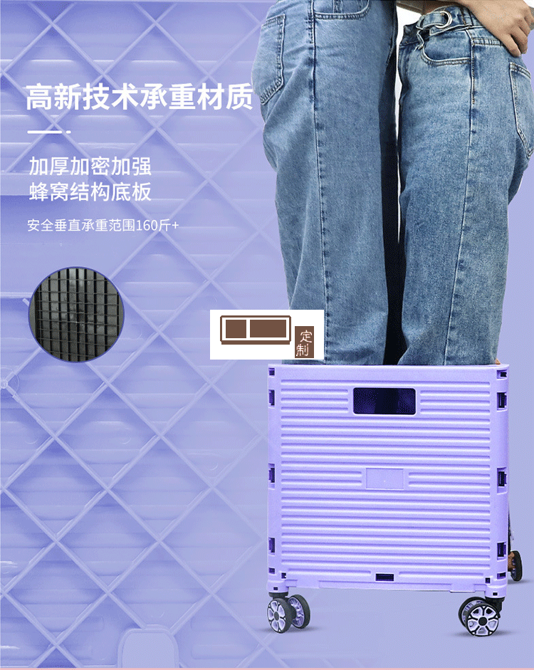 新款折疊購(gòu)物車(chē)買(mǎi)菜車(chē)小拉車(chē)爬樓款送客戶禮品定制員工福利
