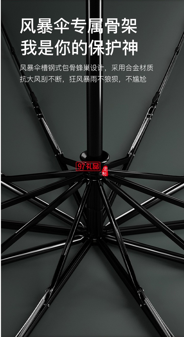 左都雨傘加大加固加厚男士學(xué)生帥氣全自動(dòng)收縮雙人折疊傘營女晴雨兩用黑色
