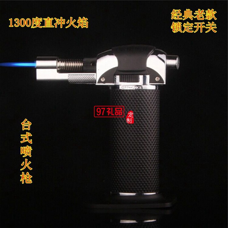 外用品可當(dāng)工具點焊直沖臺式打火機金屬充氣防風(fēng)