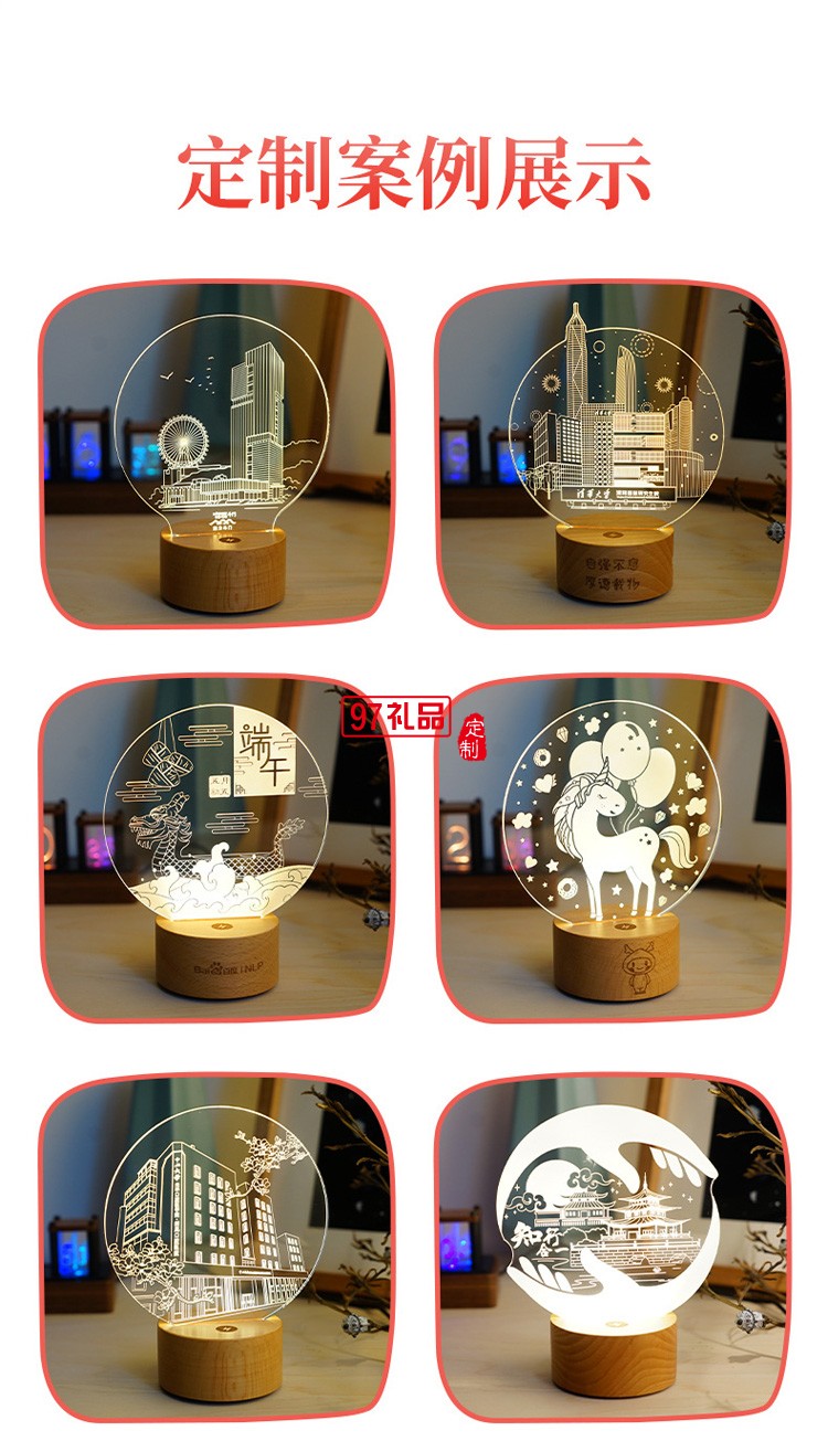 文創(chuàng)定制小夜燈景點景區(qū)旅游建筑紀(jì)念品