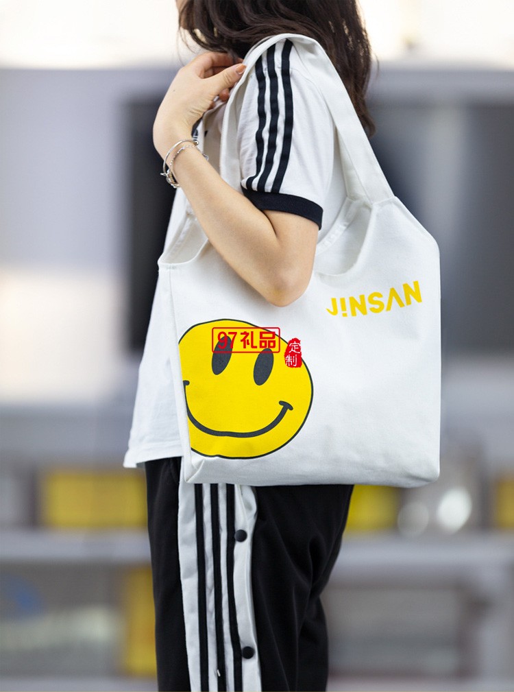 批發(fā)卡通學生帆布袋 購物禮品手提帆布包 棉布手提袋彩印