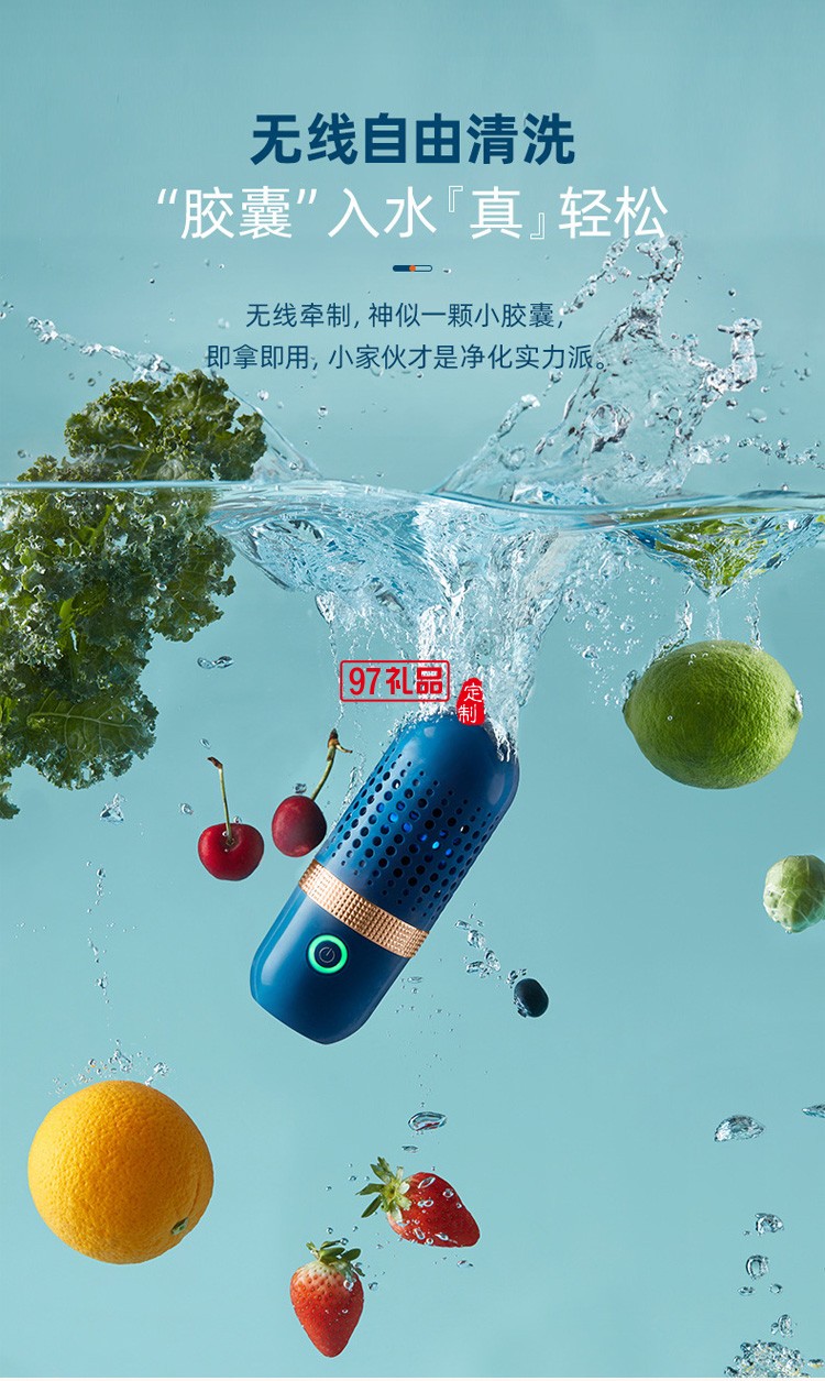 無(wú)線家用果蔬清洗機(jī) 去除農(nóng)藥殘留凈化器