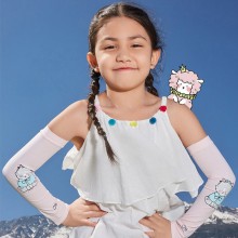 VVC兒童防曬冰袖夏季防紫外線(xiàn)透氣冰絲遮陽(yáng)袖套定制公司廣告禮品