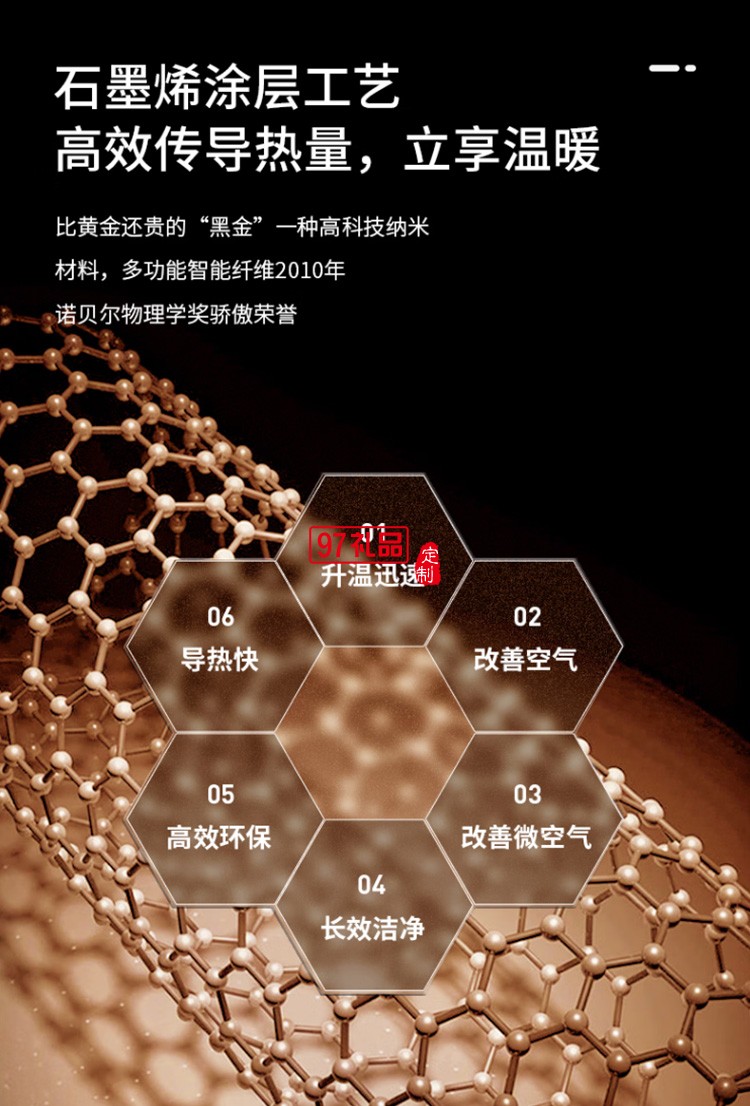 夏普石墨烯踢腳線(xiàn)取暖器電暖器HX-BR221A-W定制公司廣告禮品