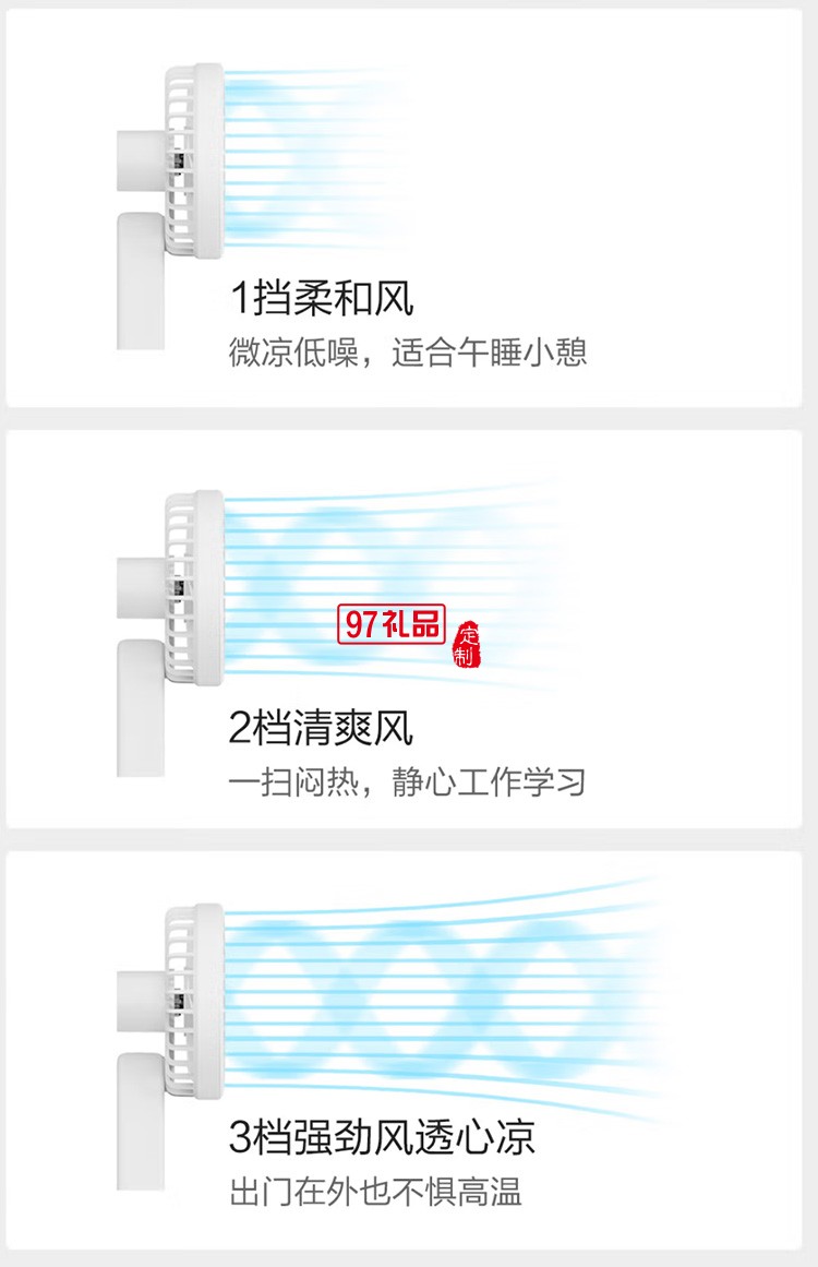 質(zhì)零usb三擋風力調(diào)節(jié)迷你折疊小風扇ZS6003定制公司廣告禮品