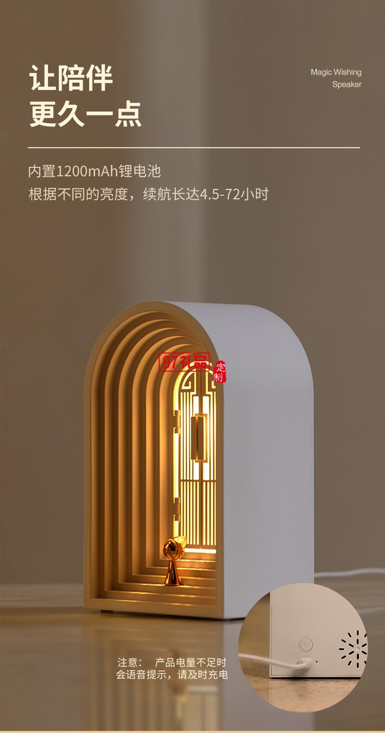 創(chuàng)意北歐小夜燈藍牙音箱擺件網(wǎng)紅高顏值護眼氛圍燈夜燈臺燈