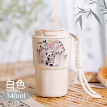 迪樂(lè)貝爾保溫杯316不銹鋼大容量女生熊貓保溫杯學(xué)生便攜杯