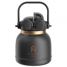 樂(lè)序rano316不銹鋼保溫杯大容量女生高顏值保溫壺抹茶曲奇