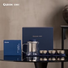 鈦藍飄逸藍尊套裝 OD-40PYZ 輕奢高檔茶具禮盒精美套裝