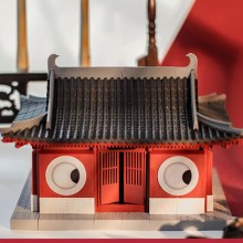 悟空廟通用體系榫卯積木玩具中國風(fēng)古建筑潮玩禮物拼裝