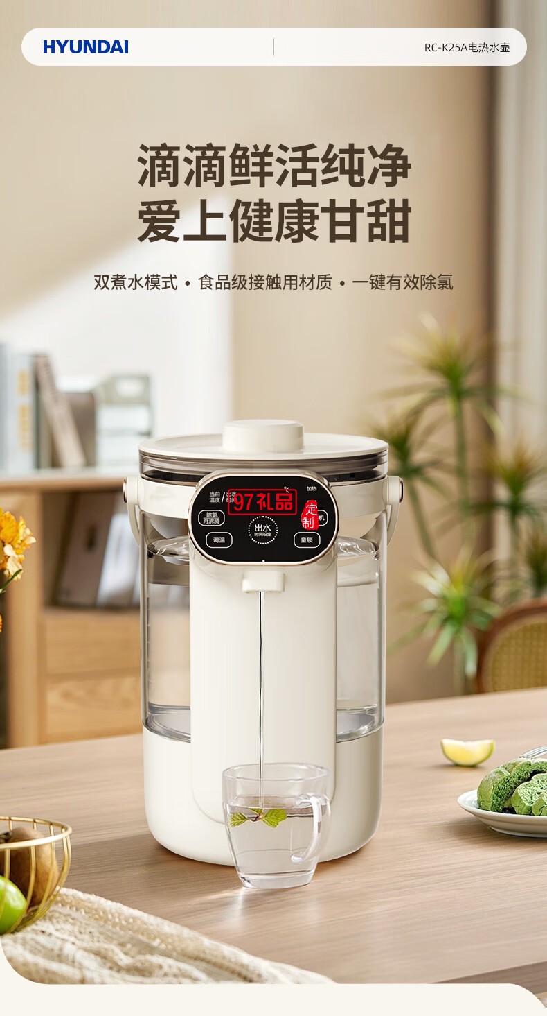 HYUNDAI電熱水壺(電開(kāi)水瓶)