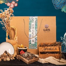 長(zhǎng)嶺尖長(zhǎng)嶺尖山貨禮盒844g常年款干香菇黑木耳梅干菜