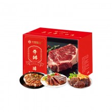 大肥鮮生牛排禮盒肉類(lèi)禮盒 鴻福900g
