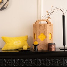 高檔滿桂語毛氈包月餅套裝